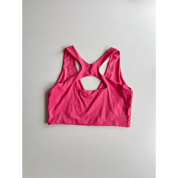 LULULEMON Bend This Scoop And Cross Glaze Pink Sports Bra Tank, Size L/XL - Picture 8 of 15